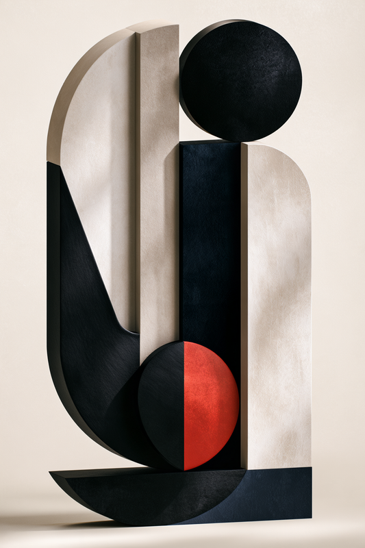 Stille Balance – digitale Kunst im Hochformat 2:3