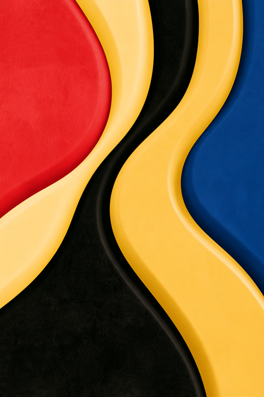 Rhythmus der Farben – digitale Kunst im Hochformat 2:3