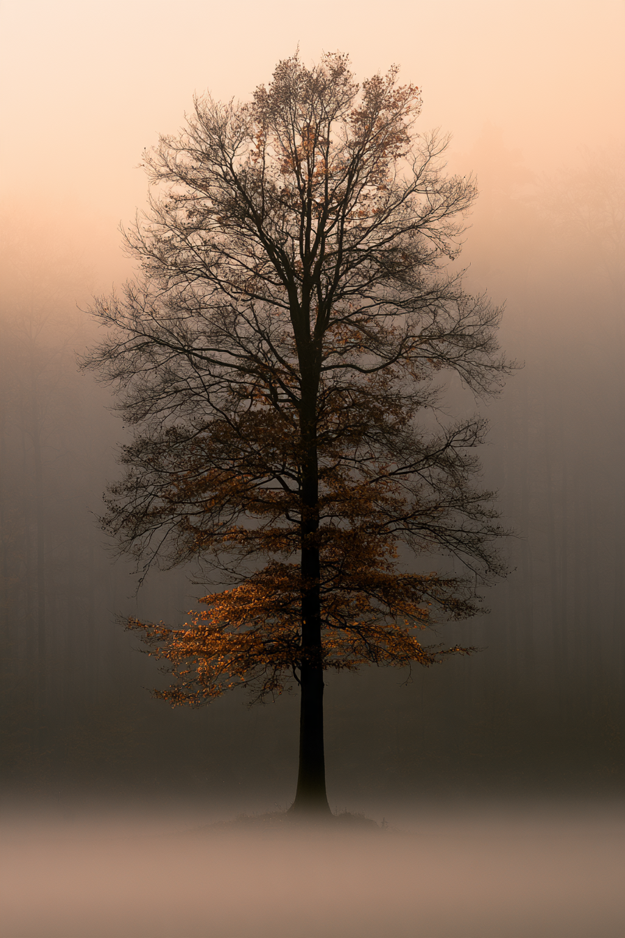 Stille des Herbstes in der Raumvorschau