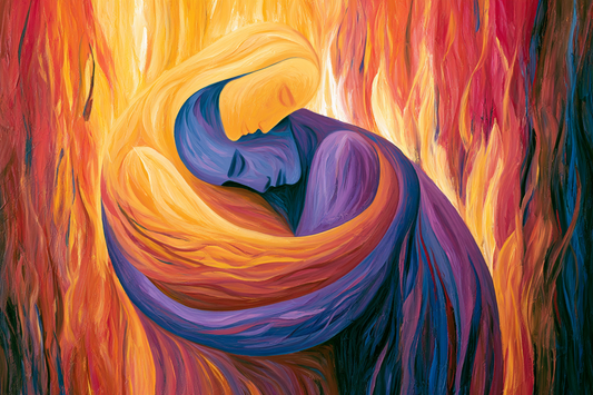 Im Schutz der Farben – digitale Kunst im Querformat 3:2