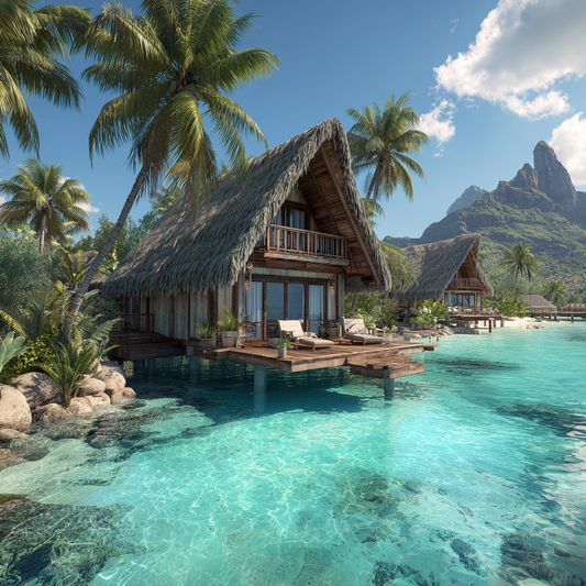 Lagune der Palmenhäuser